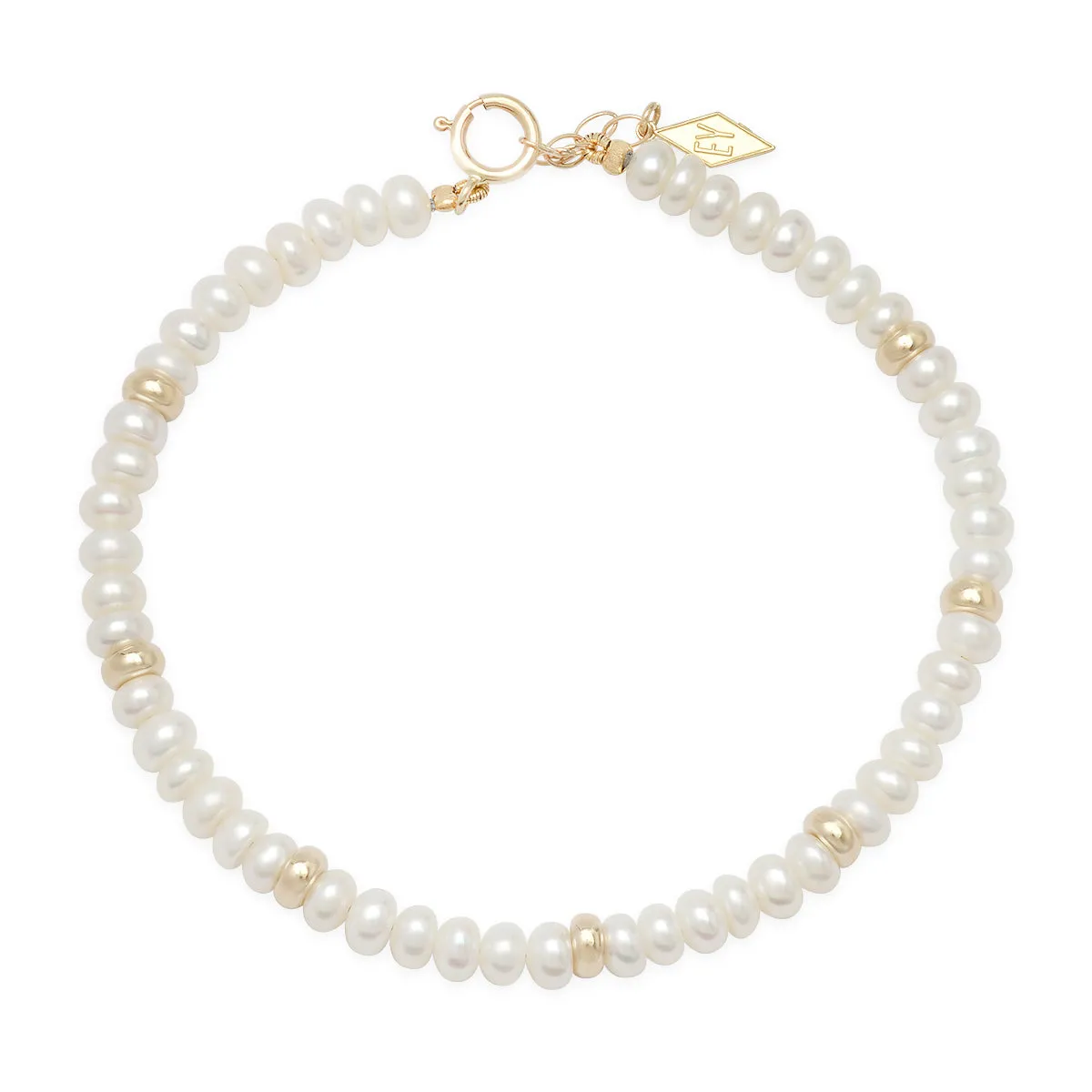 14K Gold and Gemstone Healing Bracelet