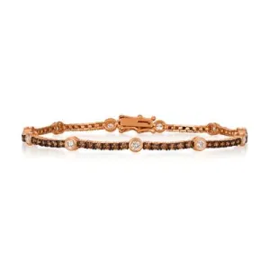14K R/G BRAC 2.00 DIA