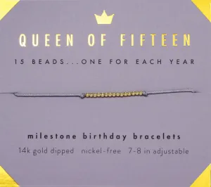 15th Milestone Bracelet