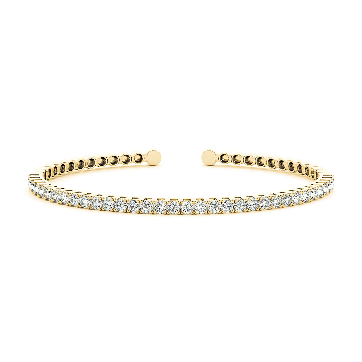 2.0 ctw Round Diamond Bangle Bracelet