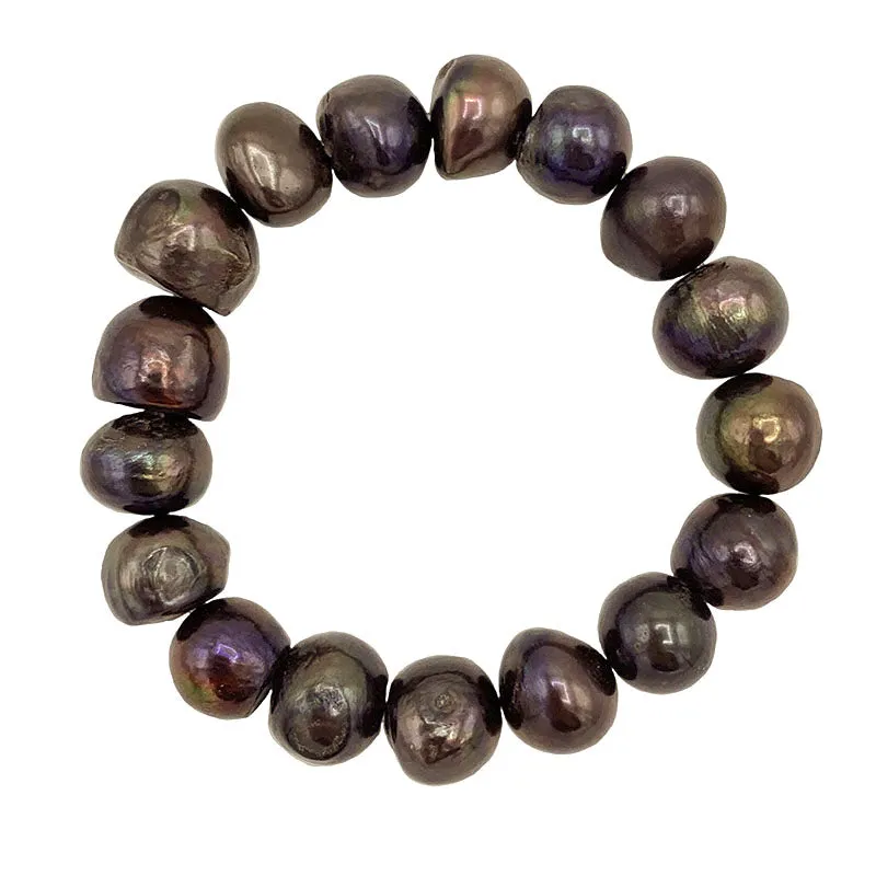 200-04-STR | CHOCOLATE BAM BAM STRETCH BRACELET