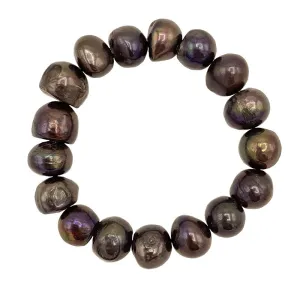 200-04-STR | CHOCOLATE BAM BAM STRETCH BRACELET