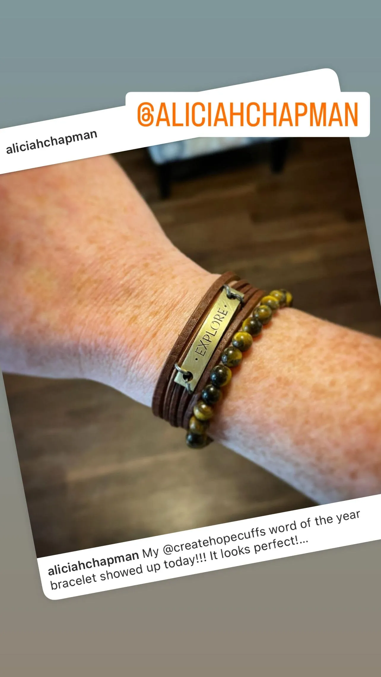 2025 WORD OF THE YEAR MiNi Wrap Leather Bracelet | Personalized | Adjustable