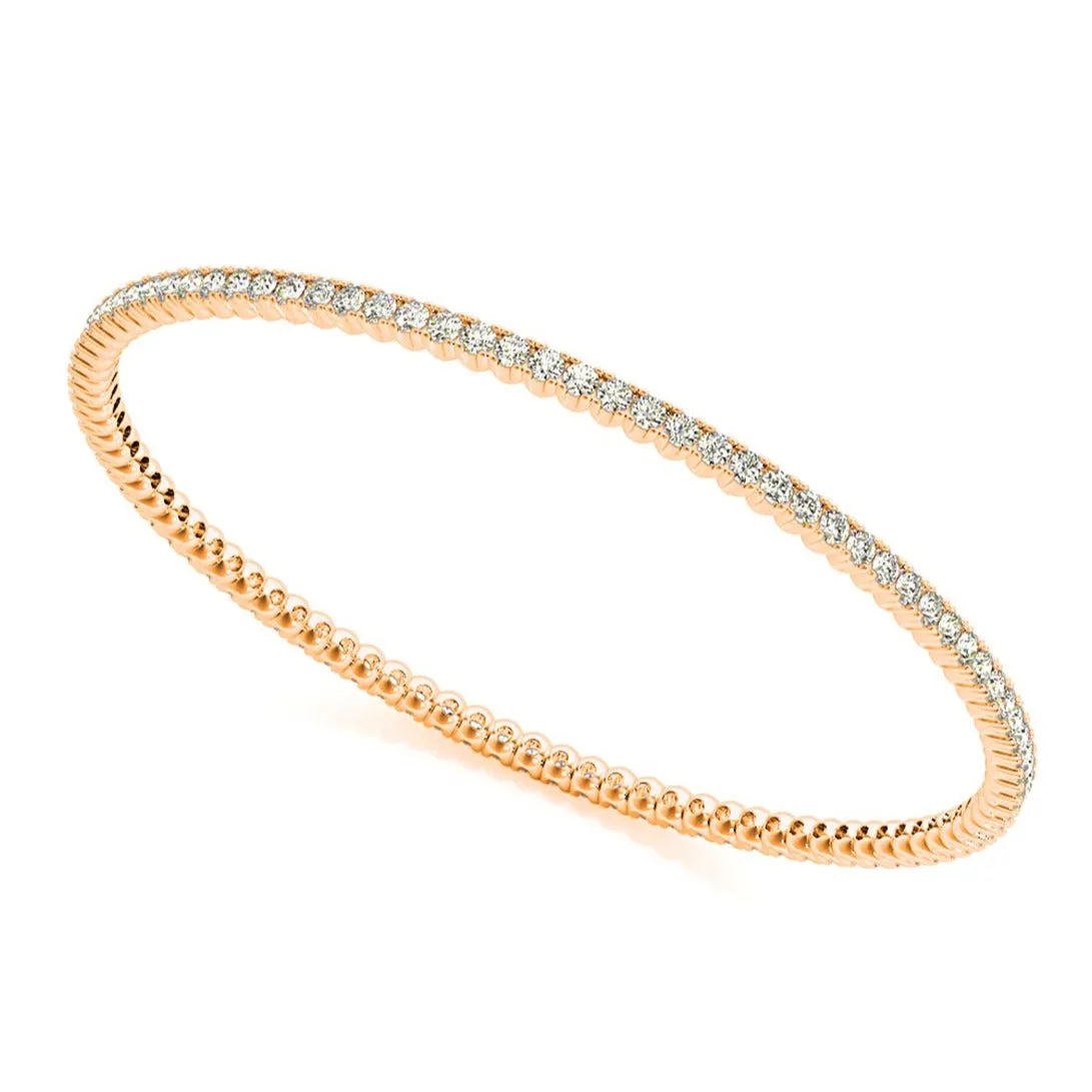 2.75 ctw Round Diamond Eternity Bangle Bracelet