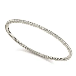 2.75 ctw Round Diamond Eternity Bangle Bracelet