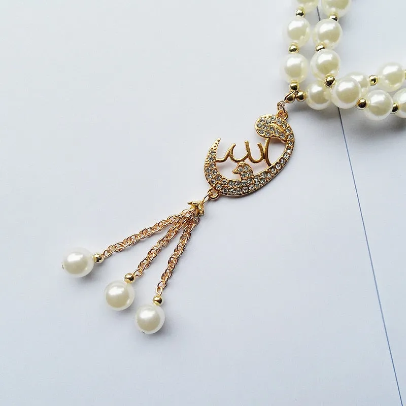 33pcs 2-layer Pearl Beads - High Quality Muslim Religious Set