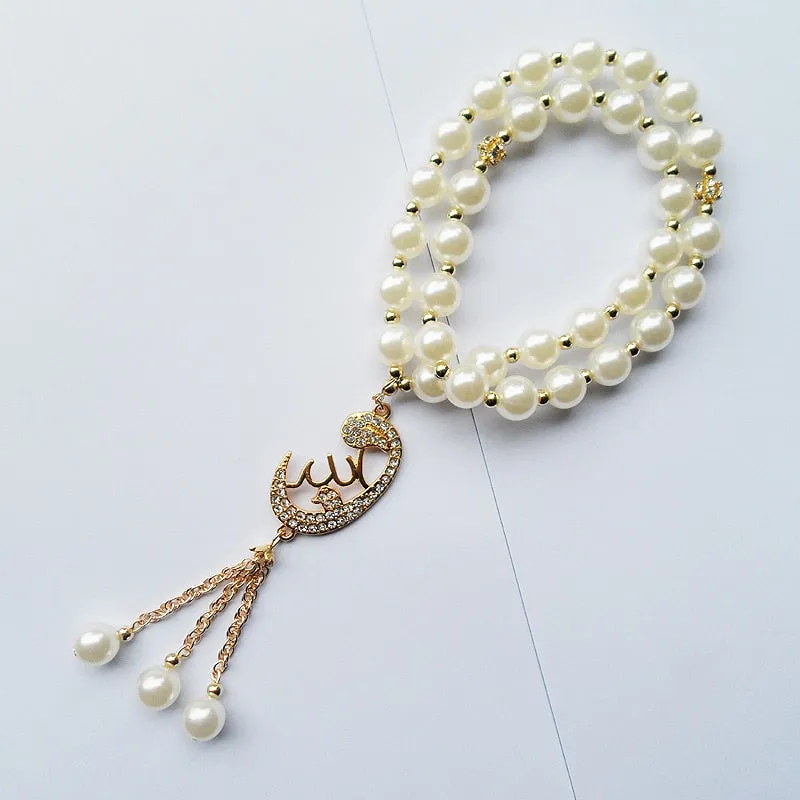 33pcs 2-layer Pearl Beads - High Quality Muslim Religious Set