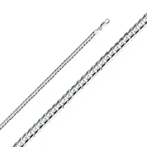 4.8mm Regular Concave Cuban Bracelet