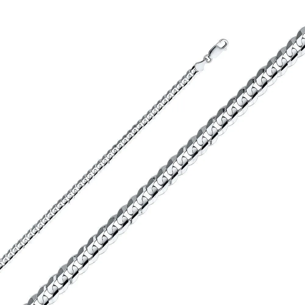 4.8mm Regular Concave Cuban Bracelet