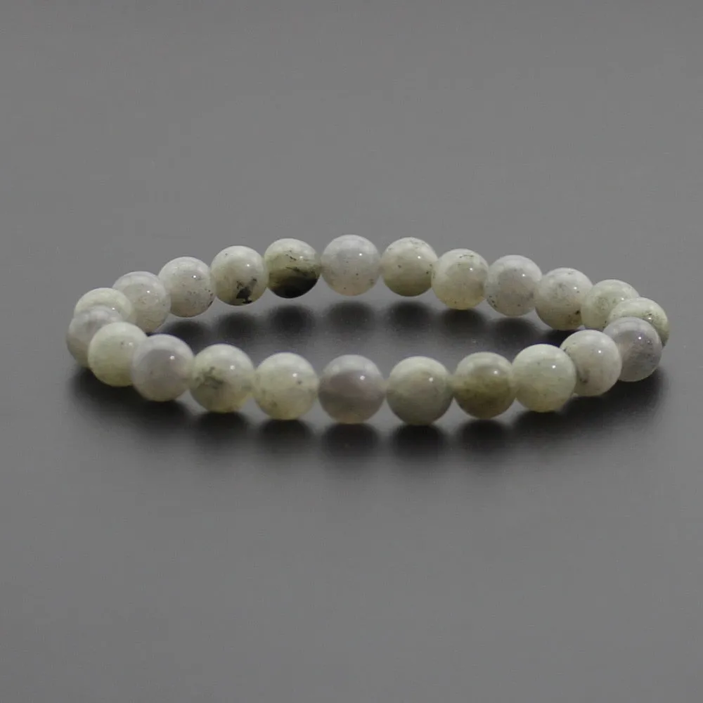 8mm Natural Stone Quartz Bracelets Healing Energy