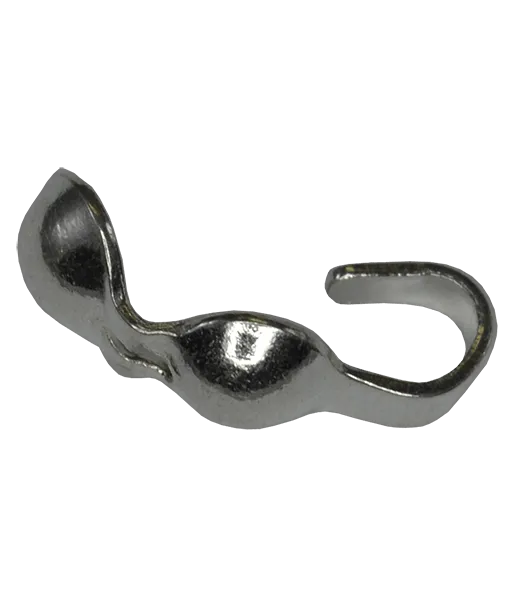 92.5 Sterling Silver 4mm Clamshell