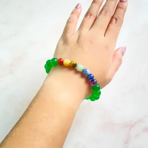 Adjustable Mala Bracelet - Seven Chakra Balance