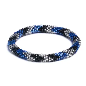 After Midnight | Himalayan Glass Bead Bracelet