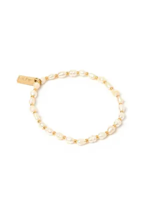 Amber Pearl Bracelet