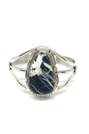 Anthony Kee White Buffalo Turquoise Bracelet