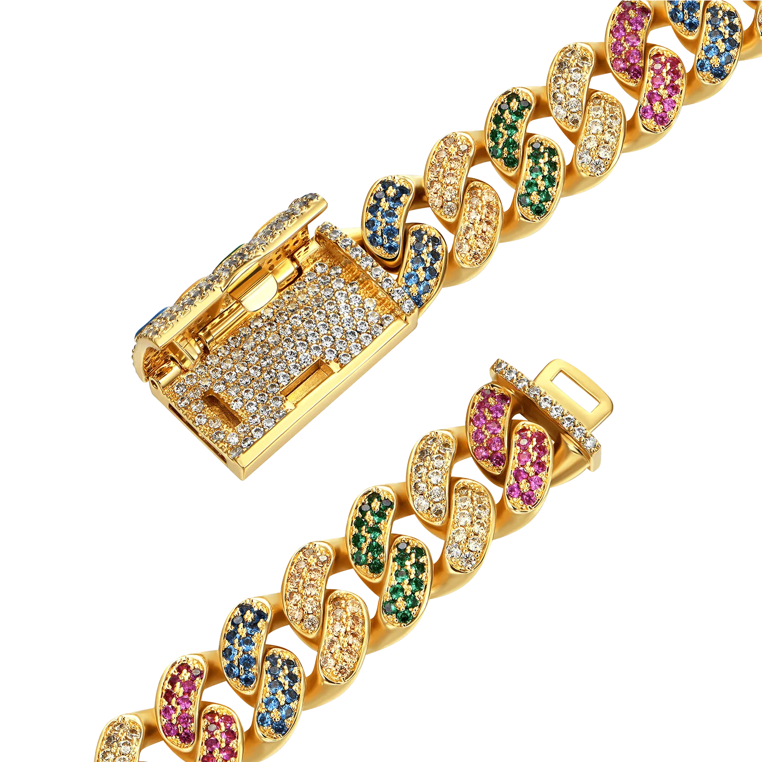 APORRO X COOGI Beating Cuban Bracelet - 12mm