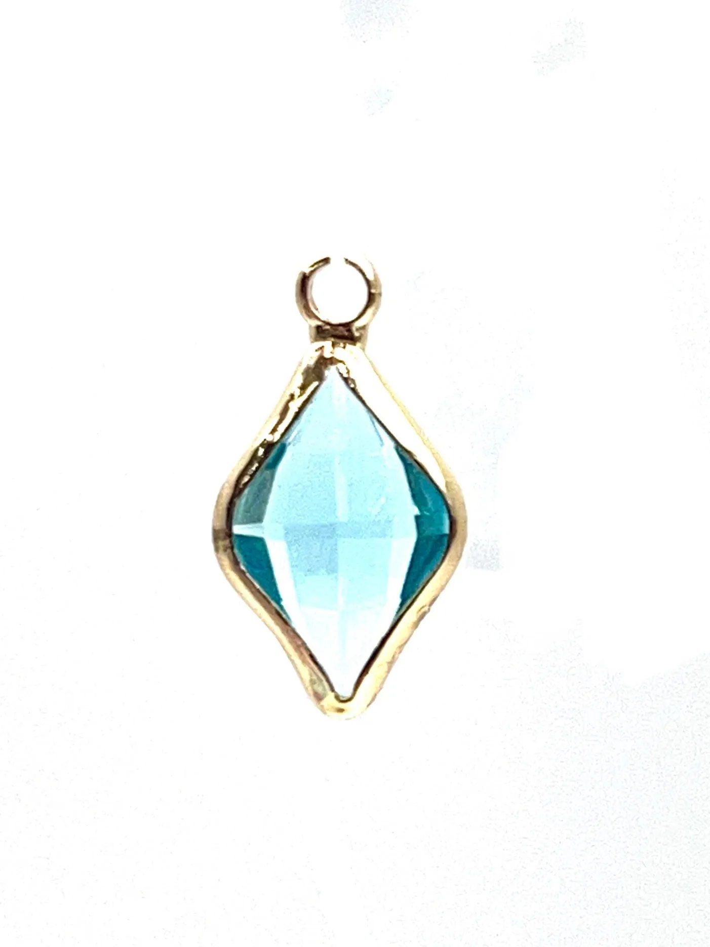 Aqua blue diamond crystal, Sku#1078-1