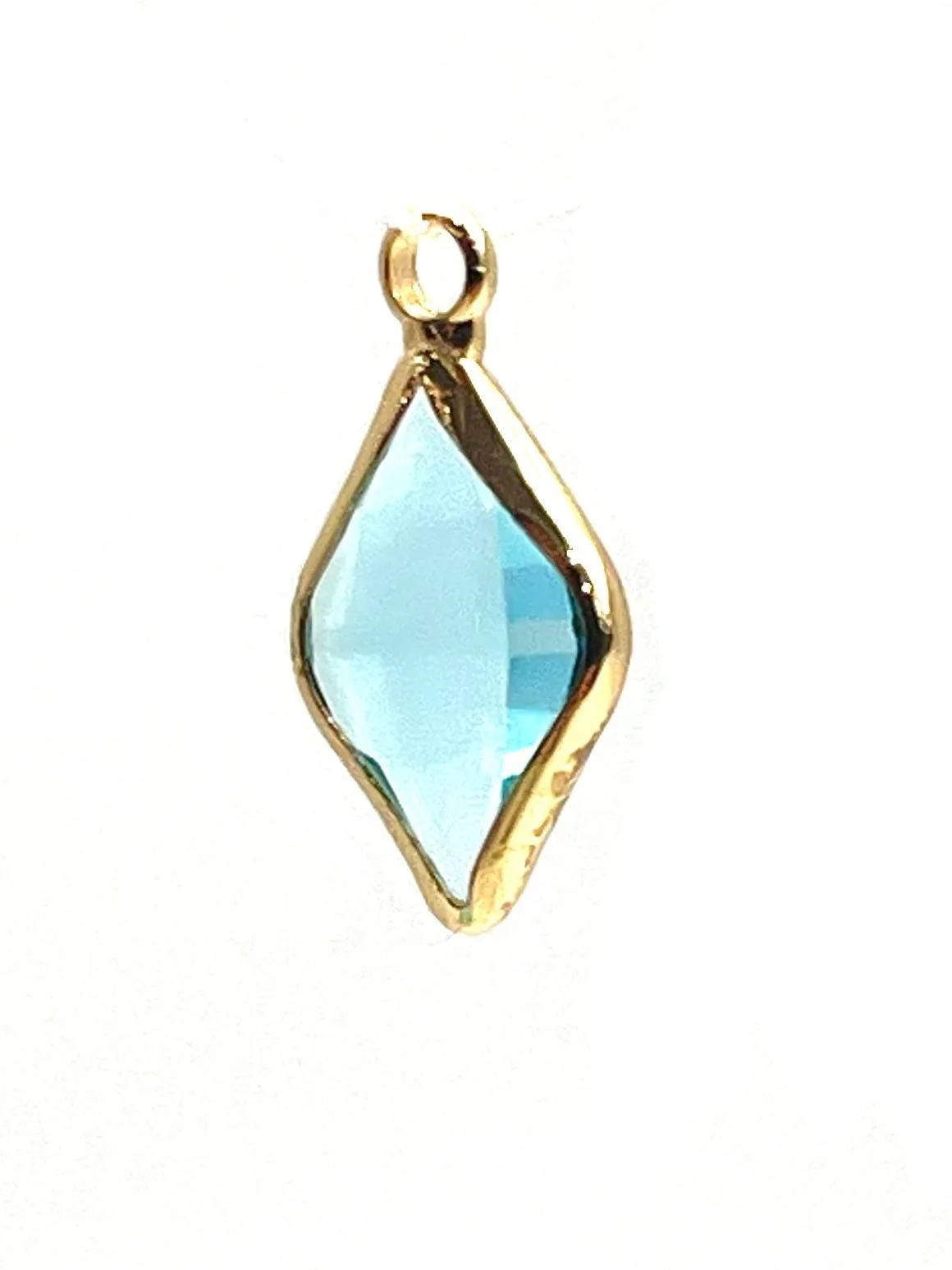 Aqua blue diamond crystal, Sku#1078-1