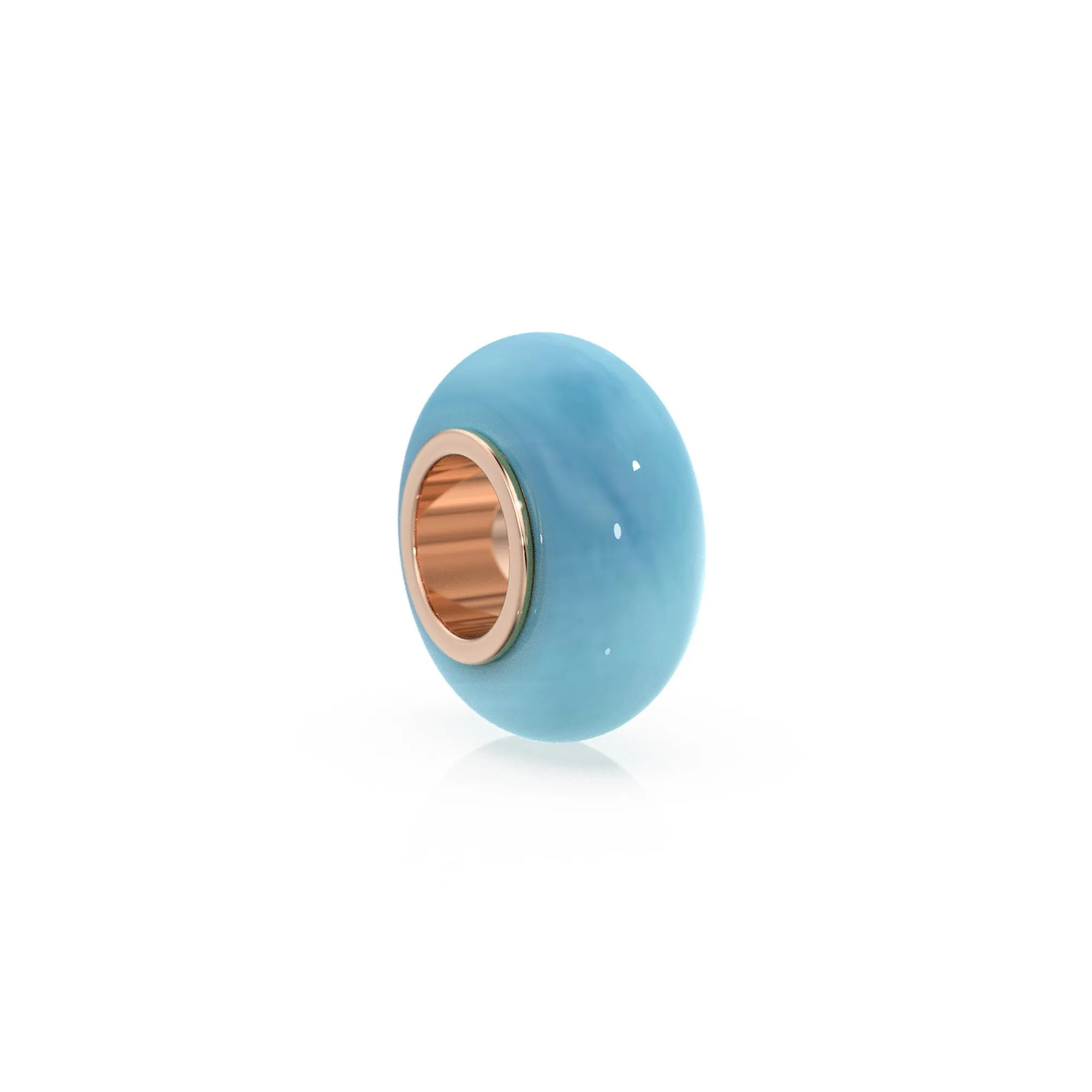 Aqua Chalcedony Bead, Chalcedony Bead Gold Core, Natural Chalcedony Bead, Gold Charm Gemstone Bead Pendant, Small Hole Bead, Big Hole Bead