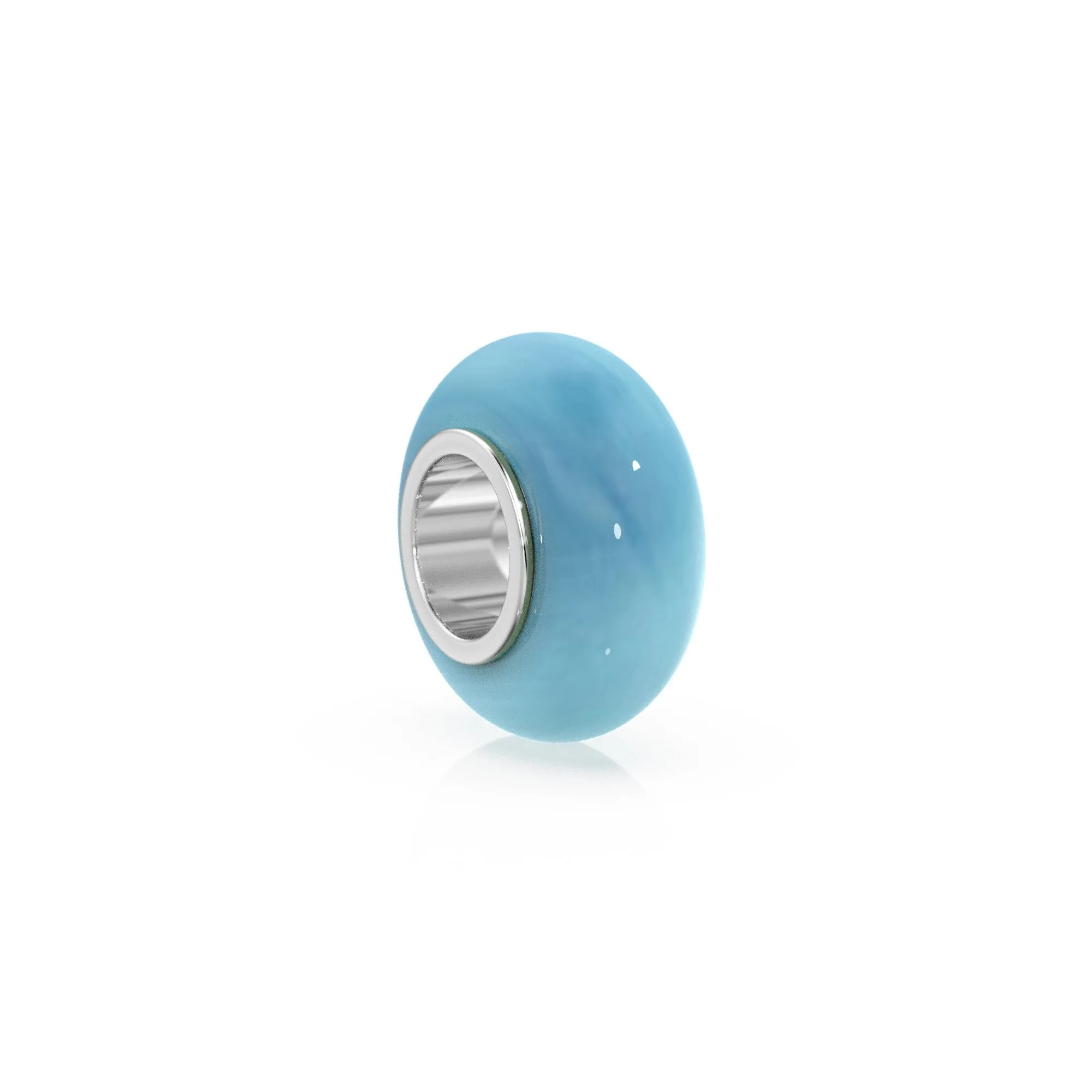 Aqua Chalcedony Bead, Chalcedony Bead Gold Core, Natural Chalcedony Bead, Gold Charm Gemstone Bead Pendant, Small Hole Bead, Big Hole Bead