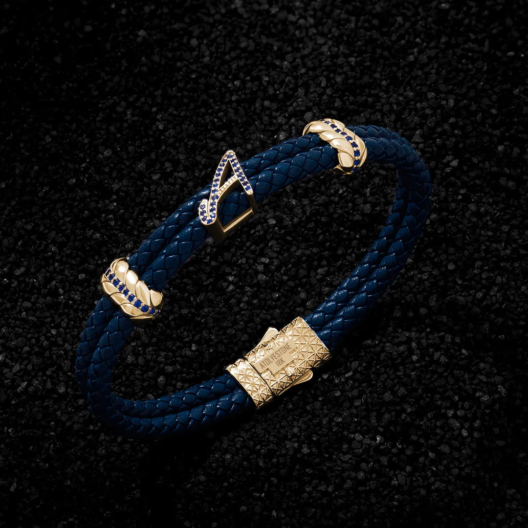 Atolyestone Pave Italic Statement - Solid Gold