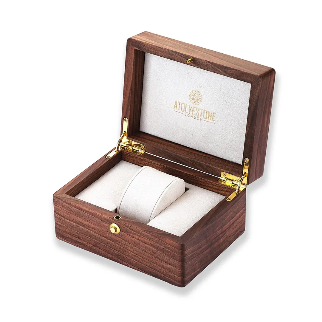 Atolyestone Pave Italic Statement - Solid Gold