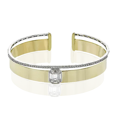 Bangle in 18K Gold with Diamonds