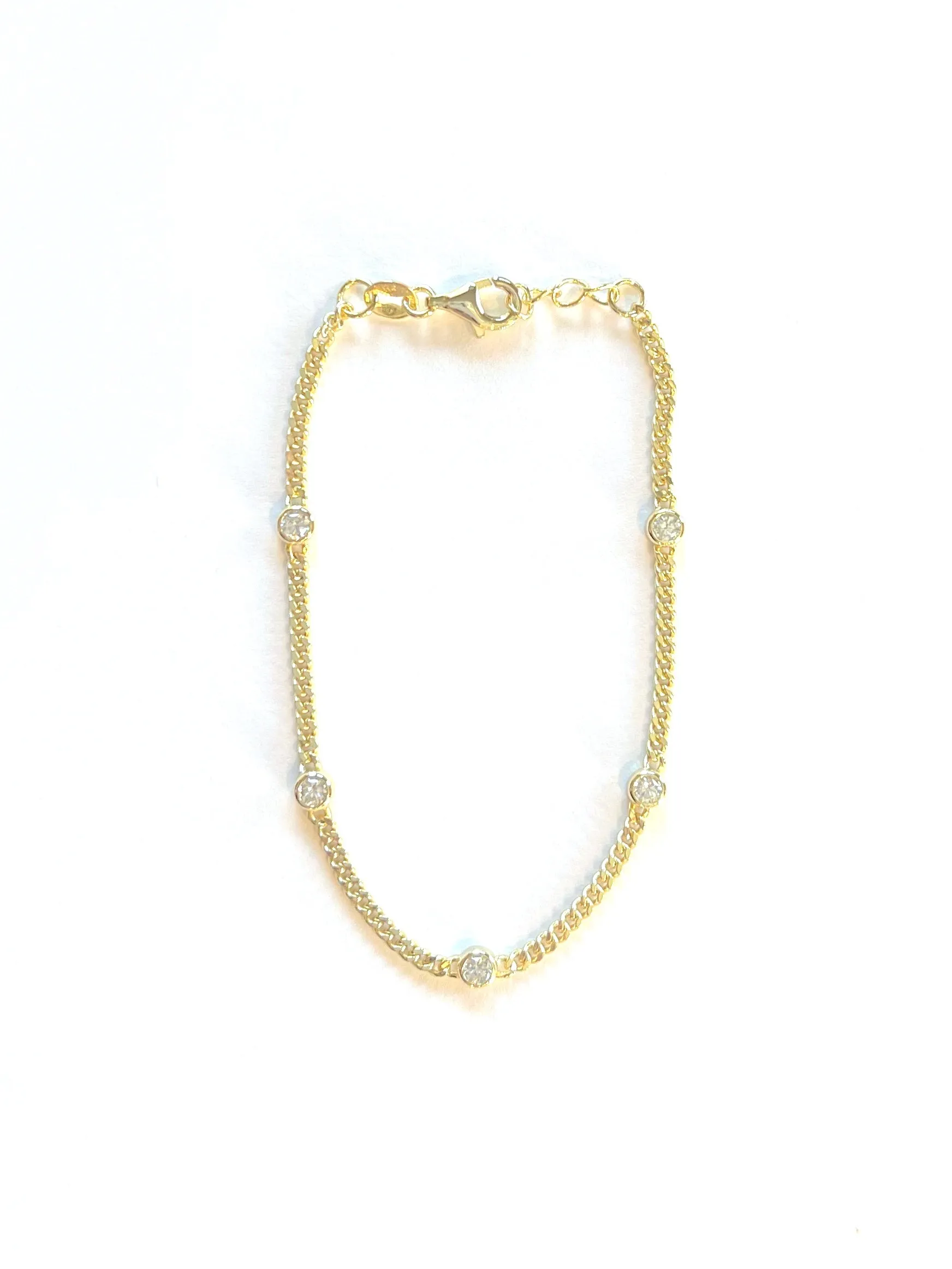 Bayla CZ Bezel Bracelet