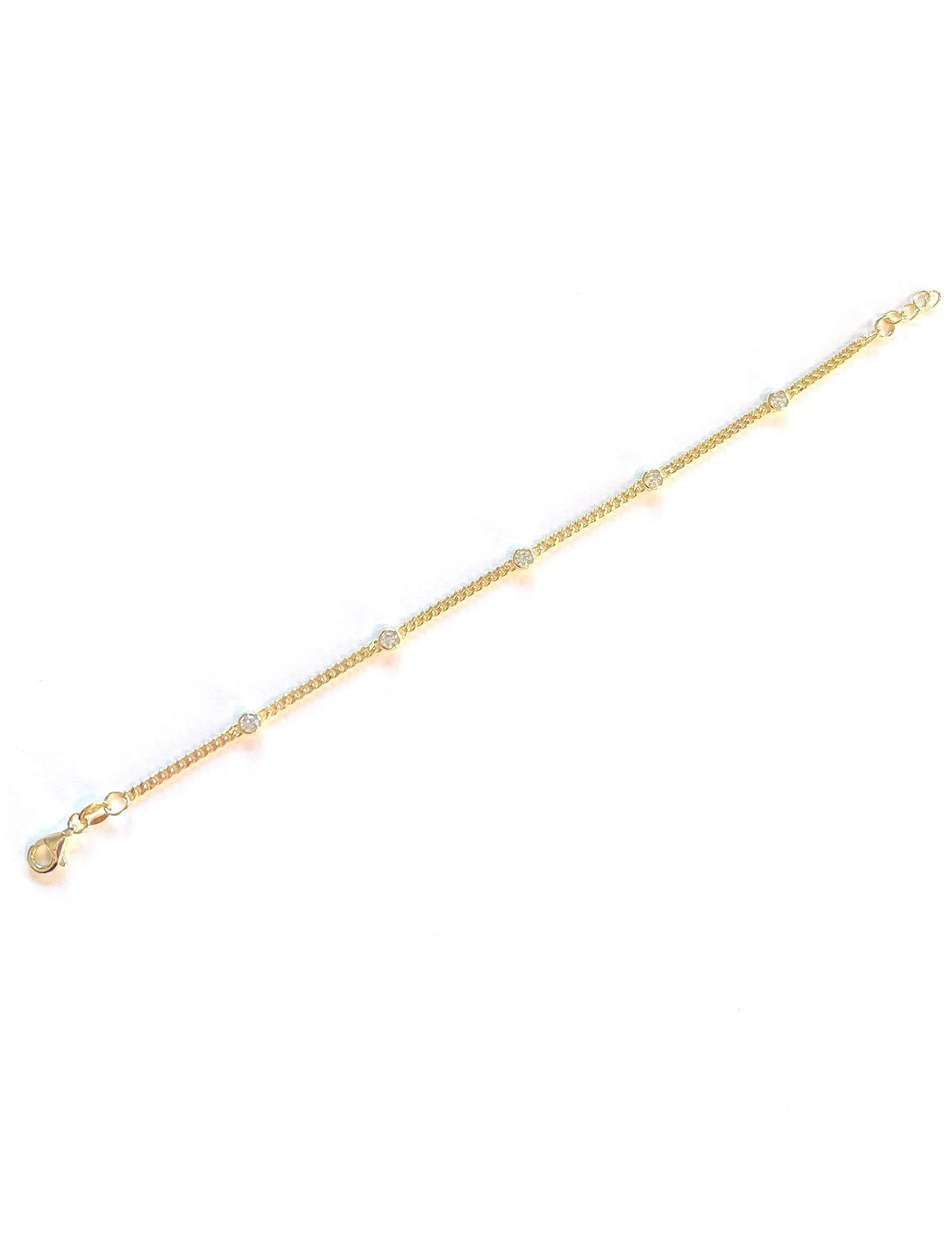 Bayla CZ Bezel Bracelet