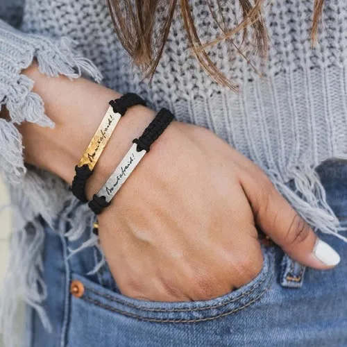 Be Not Afraid Bracelet - Metallic