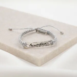 Be Not Afraid Bracelet - Metallic