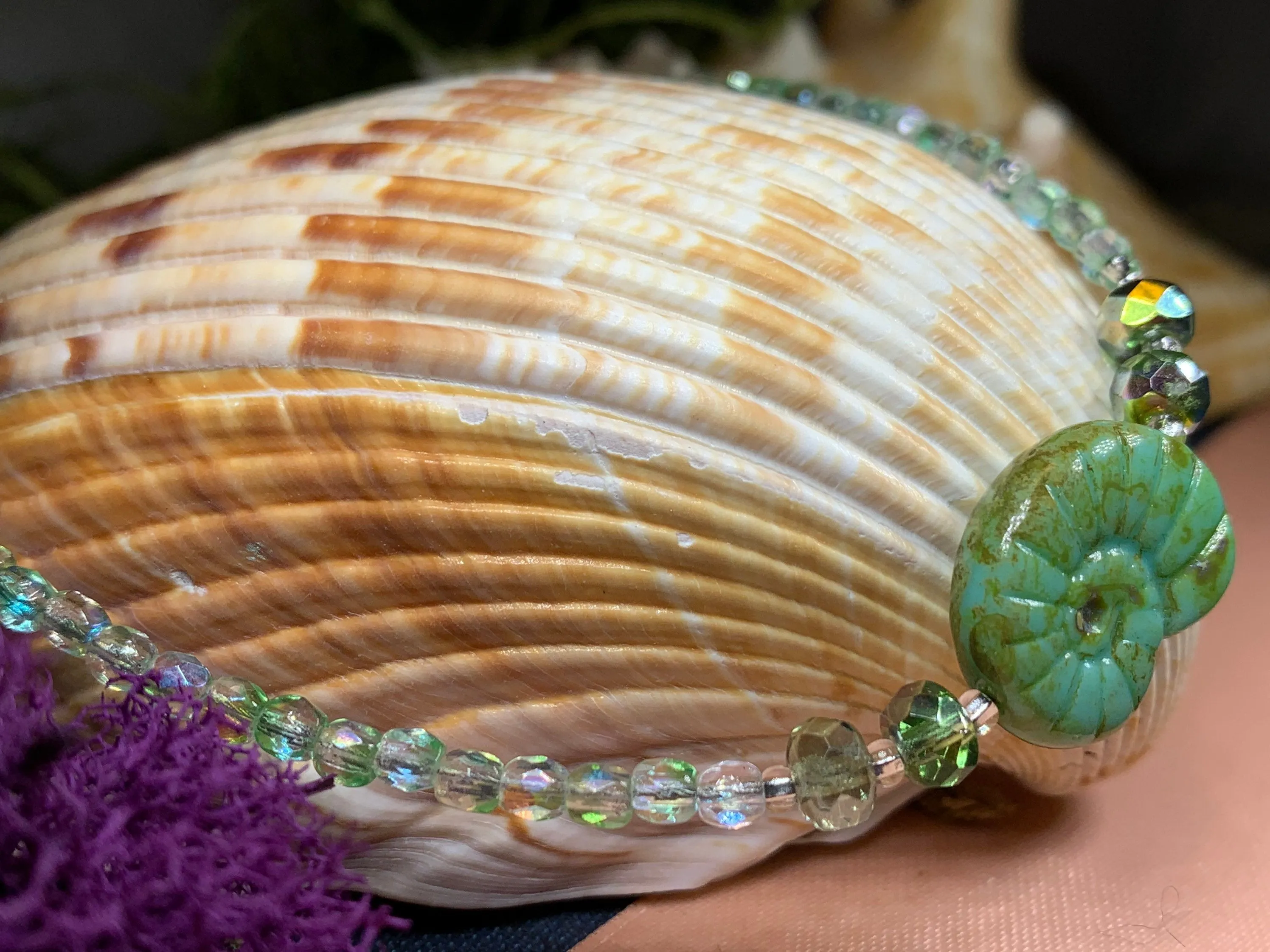 Beachy Seashell Ankle Bracelet