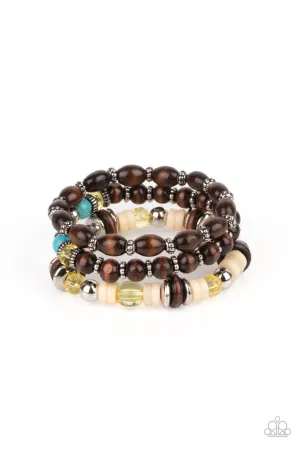 Belongs in the Wild Yellow Paparazzi Bracelet