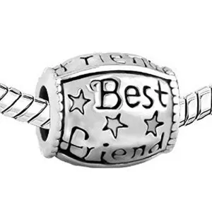 Best Friend Barrel European Bead Compatible for Most European Snake Chain Bracelet