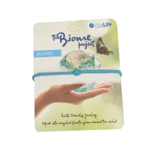 Biome Project Handmade Recyclable Bracelet, Marine