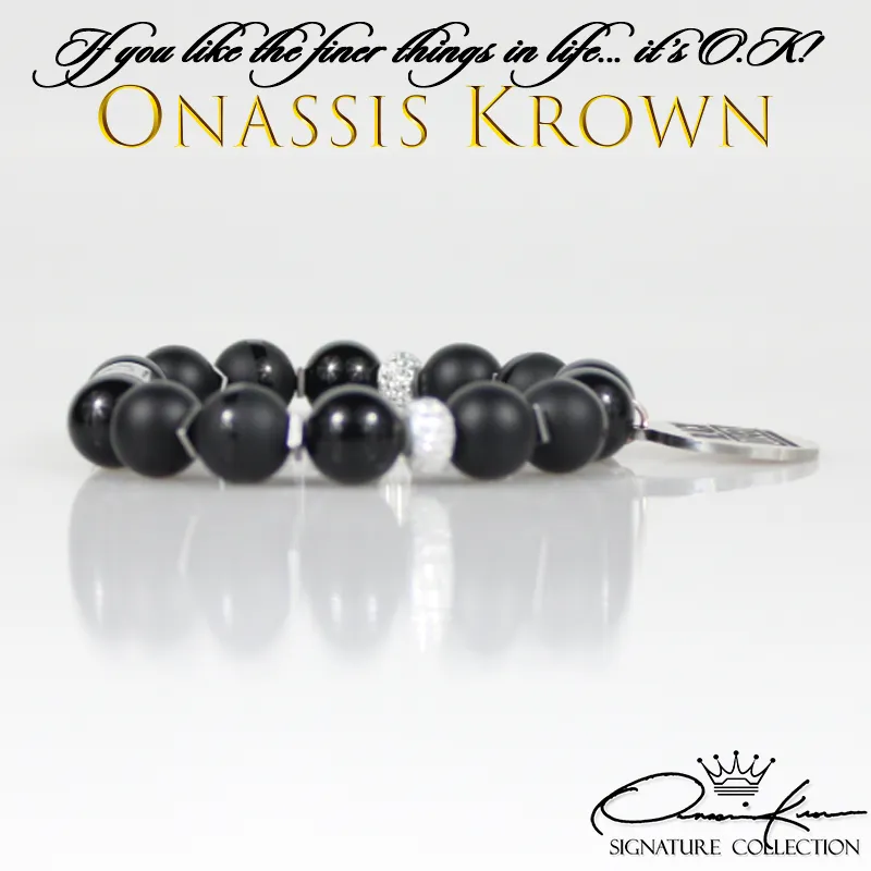 Black Queen Bead Bracelet