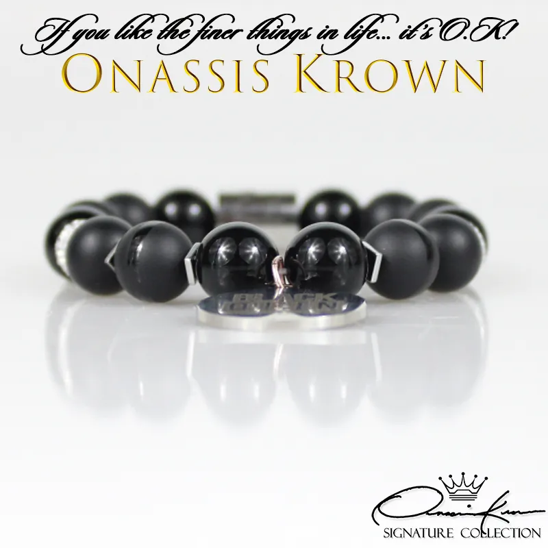 Black Queen Bead Bracelet