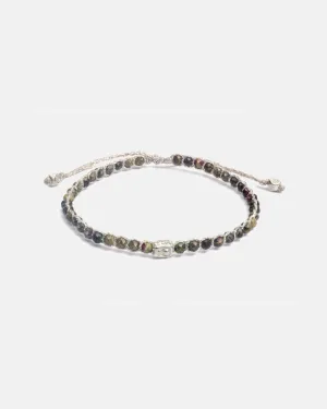Bloodstone Bracelet | Silver