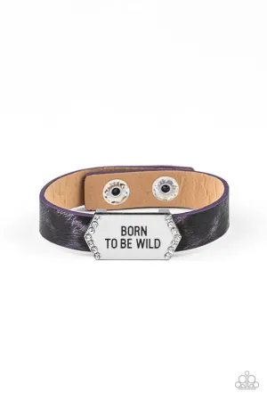 Born to Be Wild Purple Paparazzi Bracelet