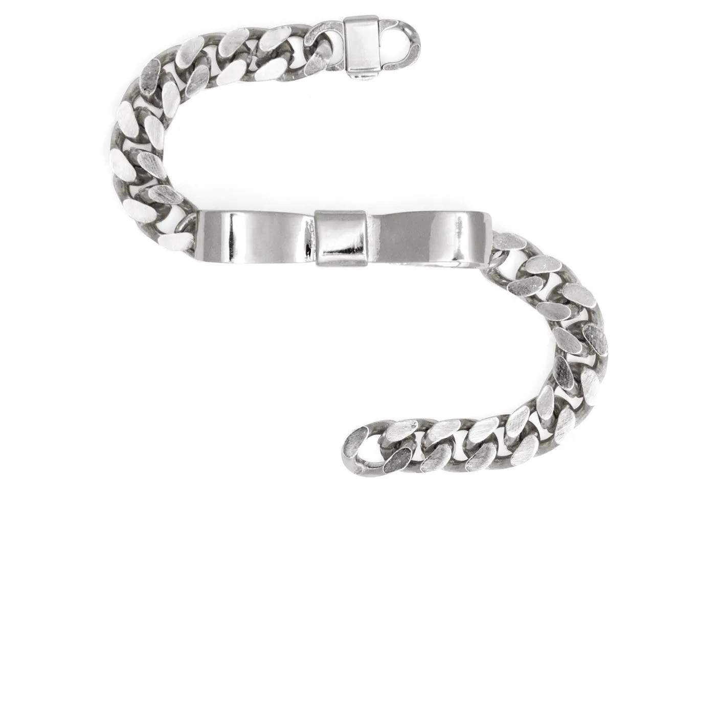 Bow Chain Bracelet in Silver