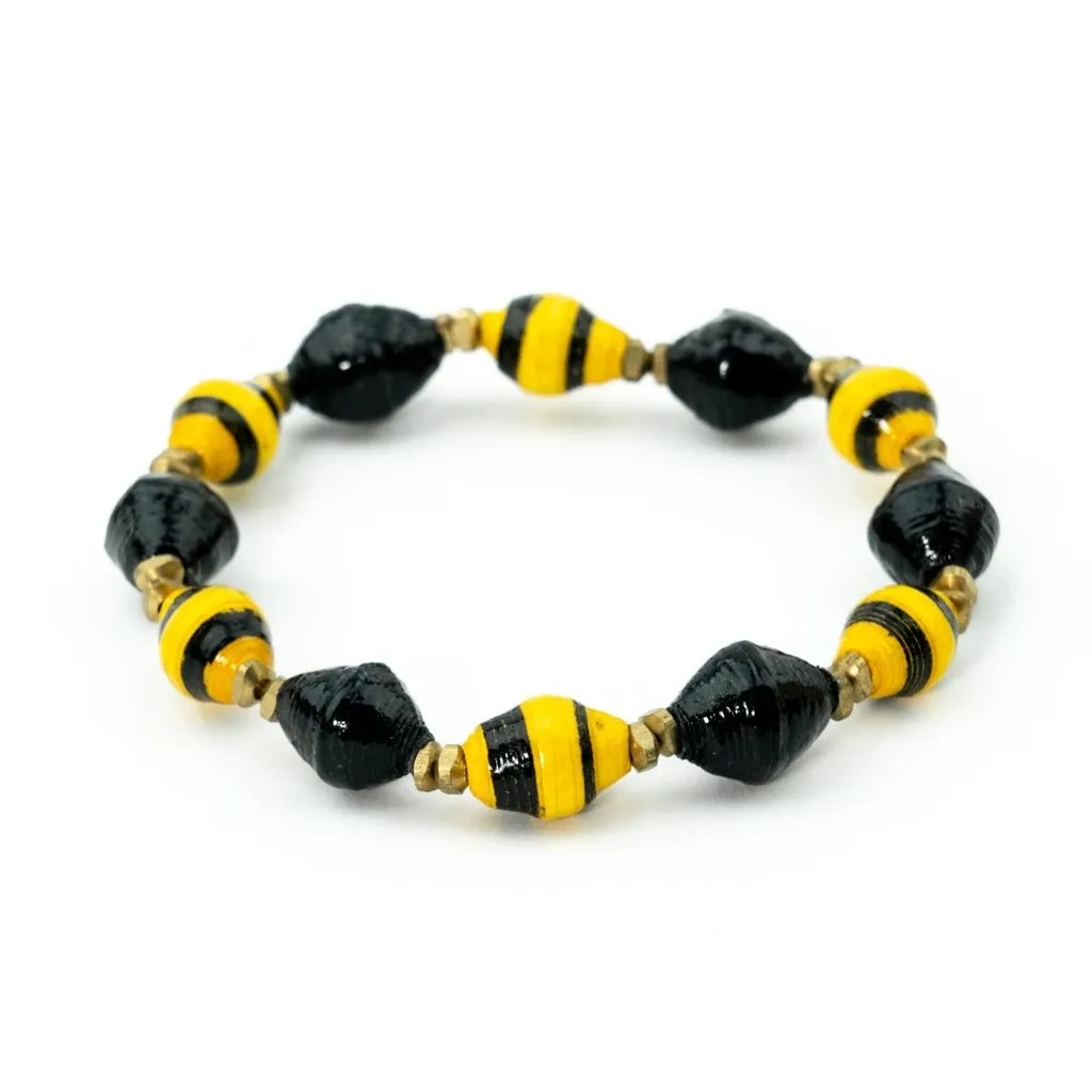 Bracelet -  Black & Yellow Team Signature