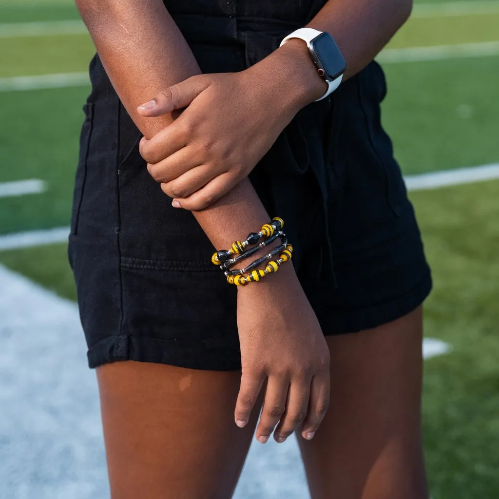 Bracelet -  Black & Yellow Team Signature