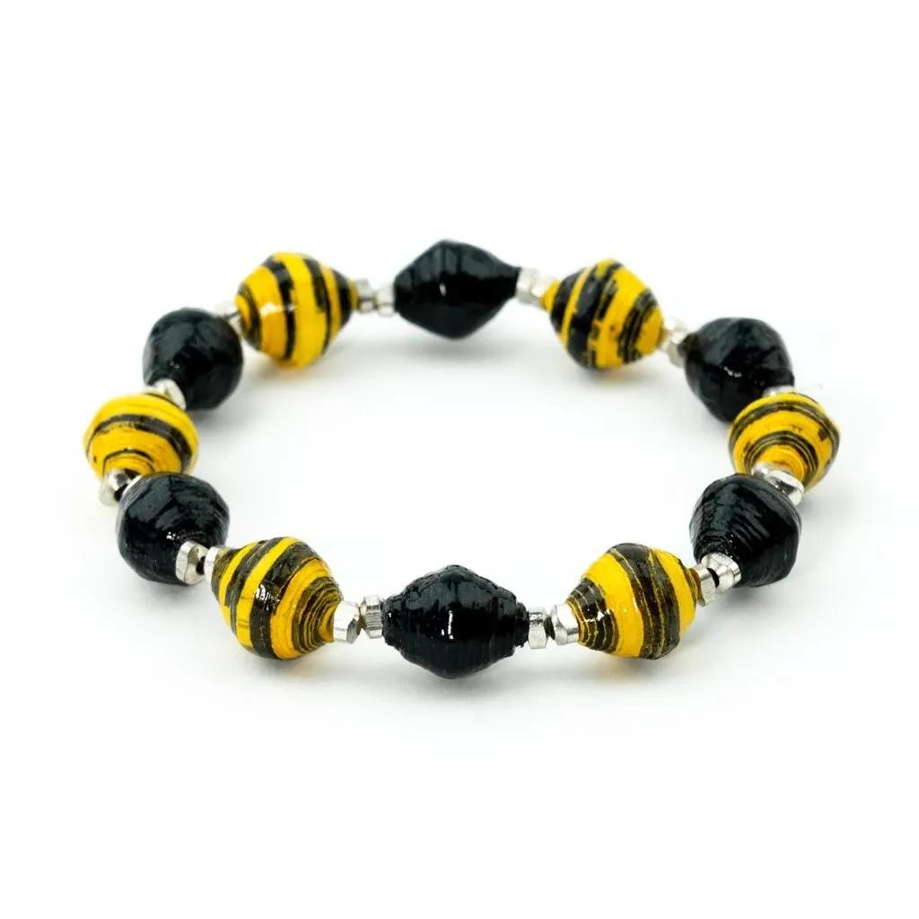 Bracelet -  Black & Yellow Team Signature