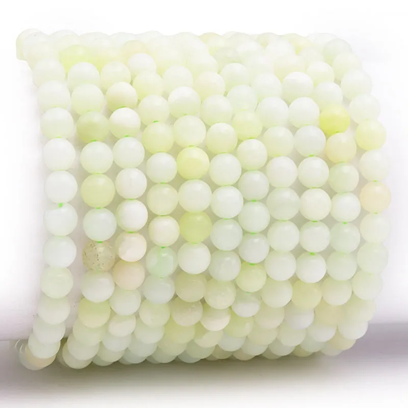 Bracelet jade de Chine A (boules 5-6mm)