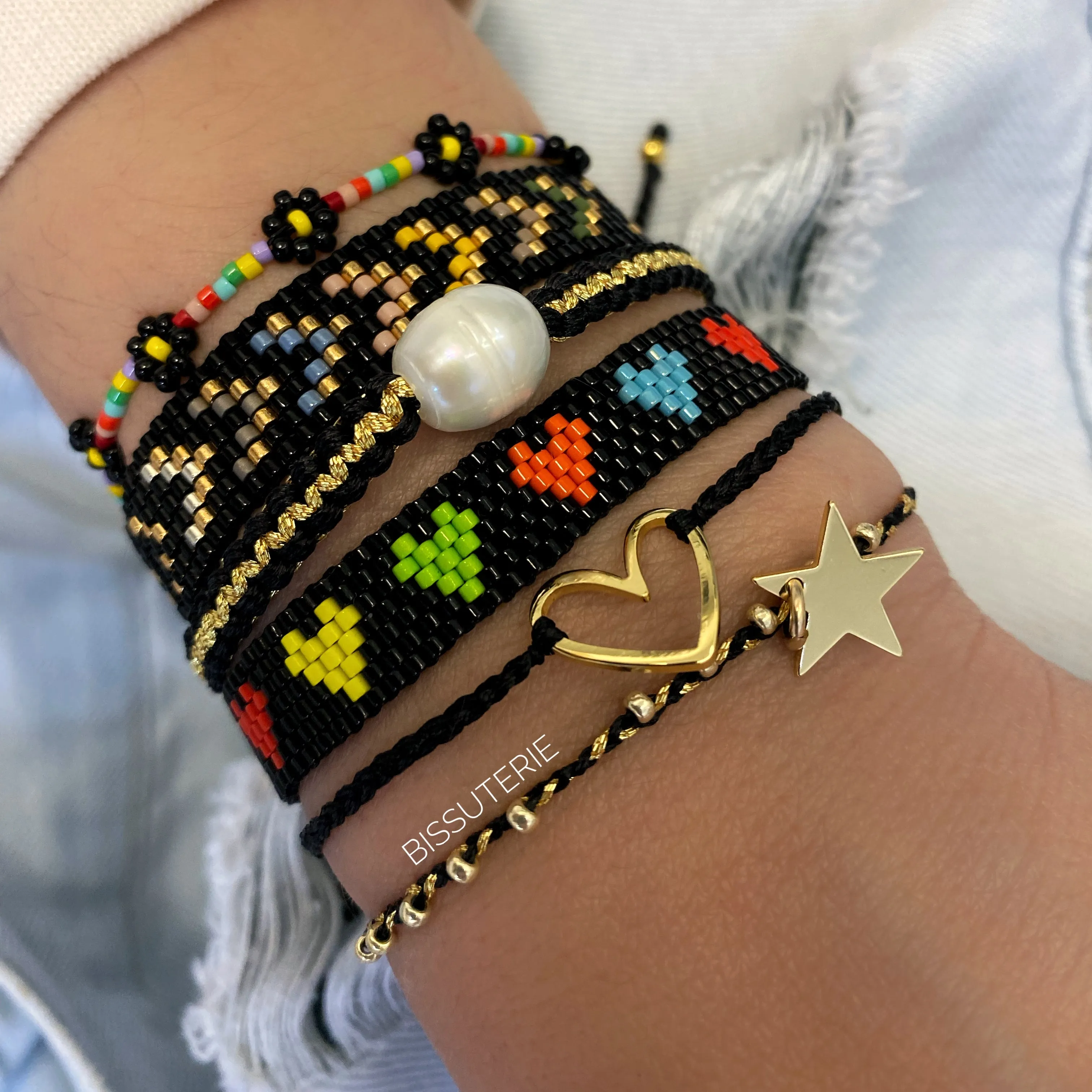 Braided Pearl Bracelet