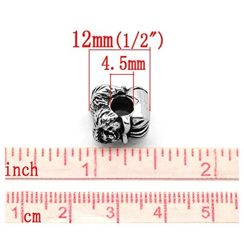Bride & Groom Charm European Bead Compatible for Most European Snake Chain Bracelet