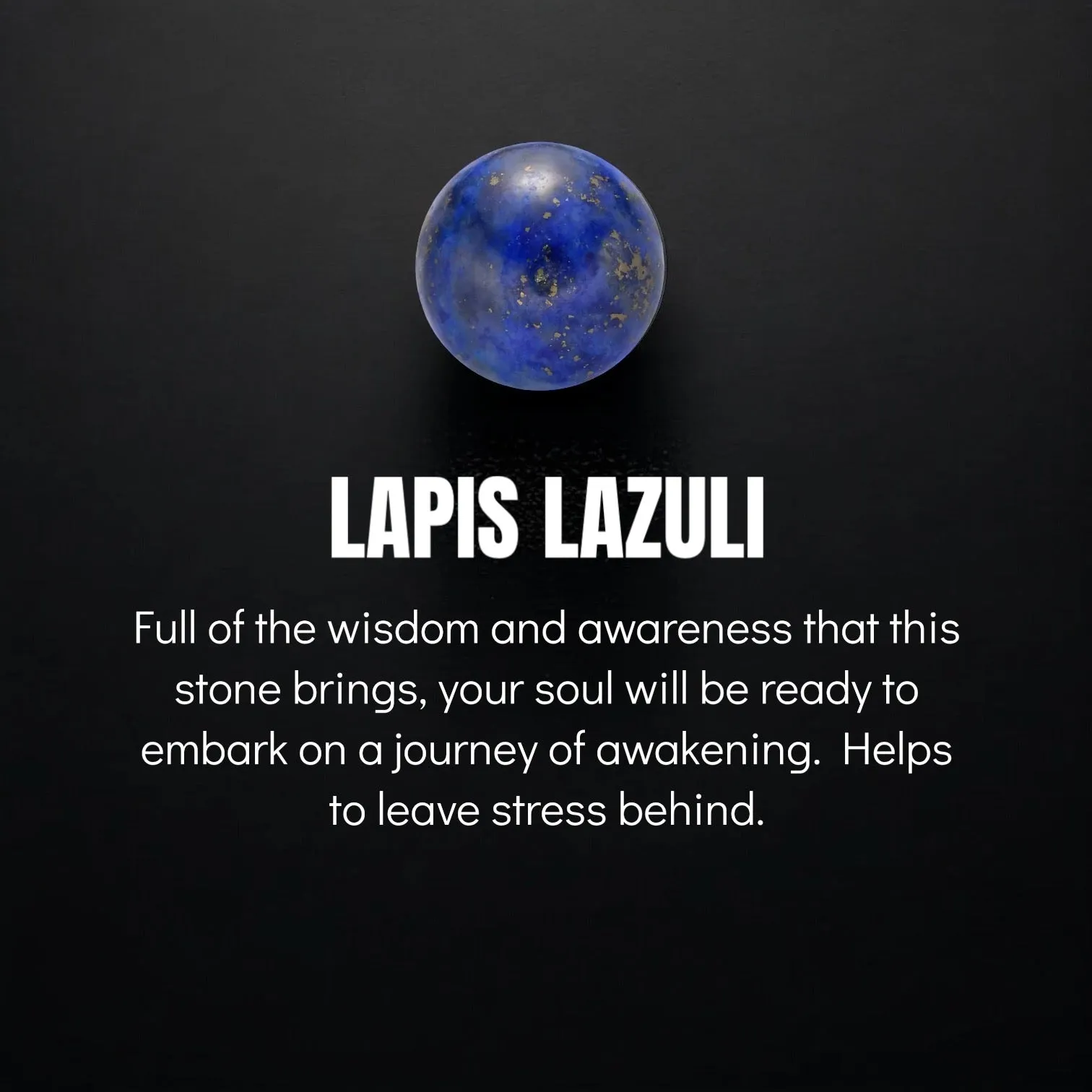 Bundle of 3 Square Bead Lapis Lazuli Bracelets