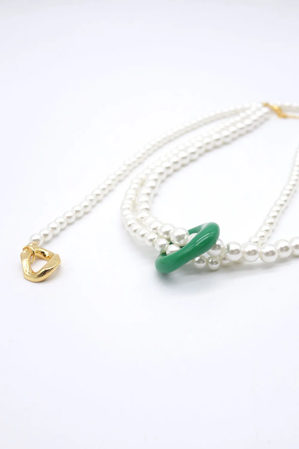 Cailin Faux Pearl Necklace