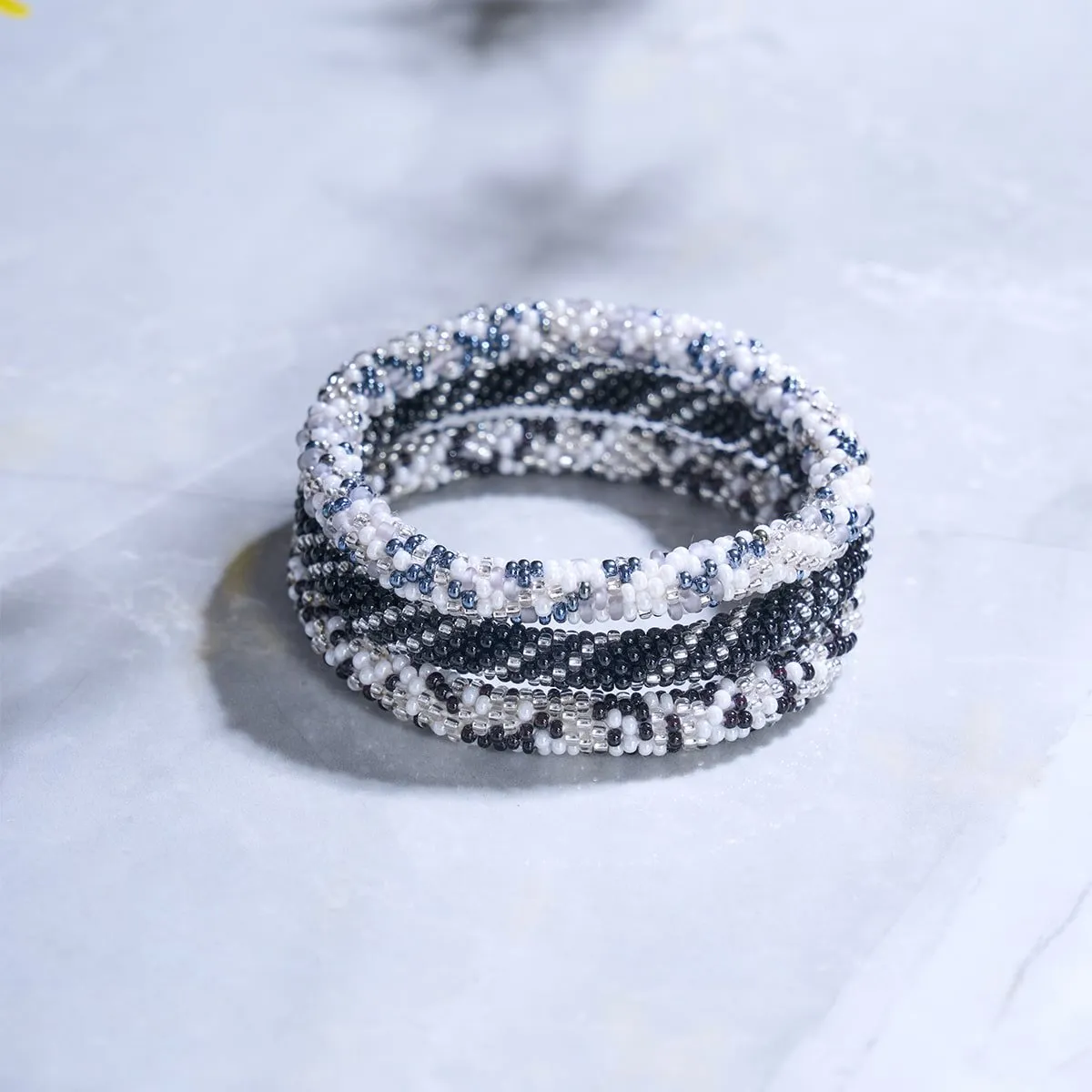 Casablanca | Himalayan Glass Bead Bracelet
