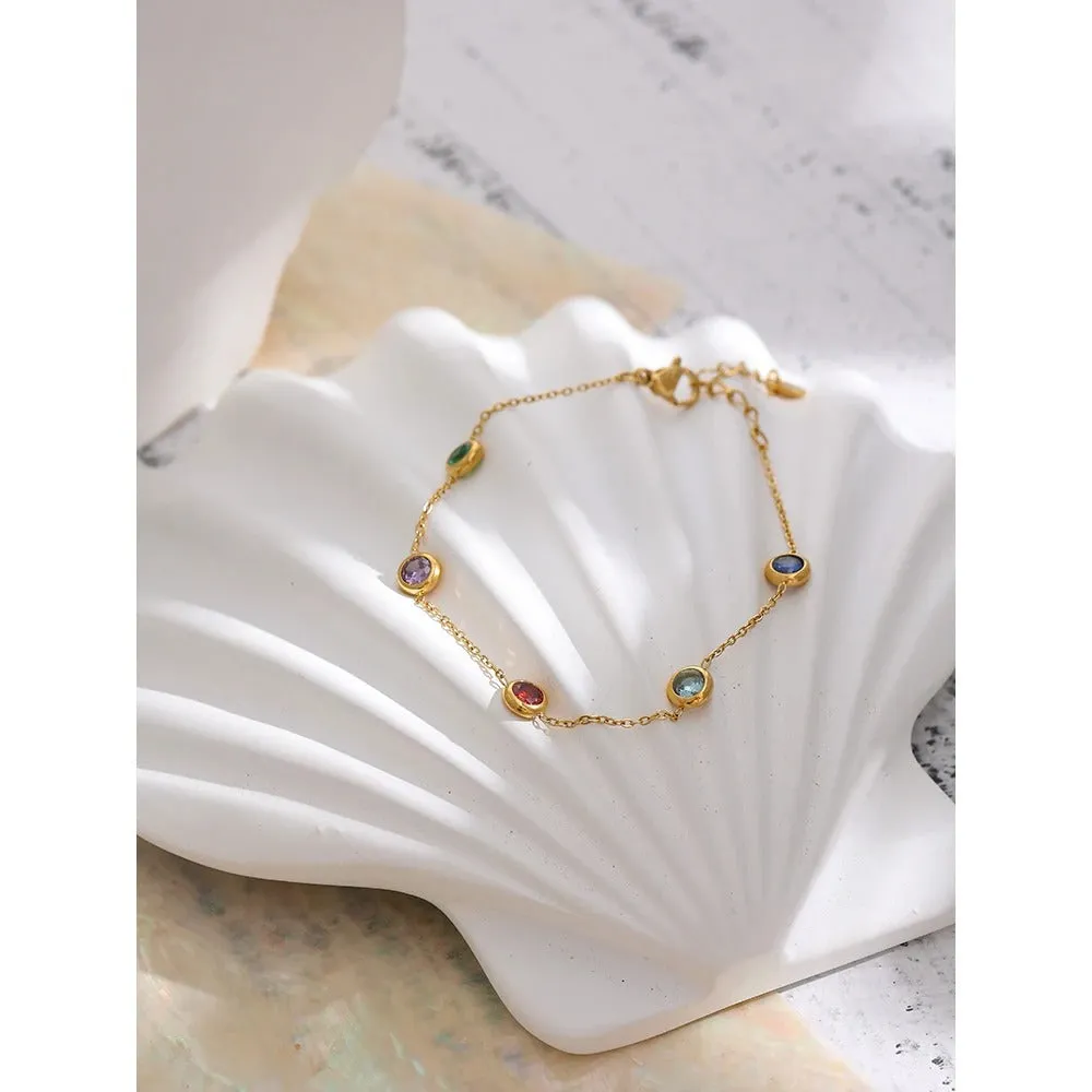 Chain Stone Bracelet